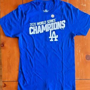 Fantatics 2020 LA Dodgers World Championship T-Shirt Size Men's Small